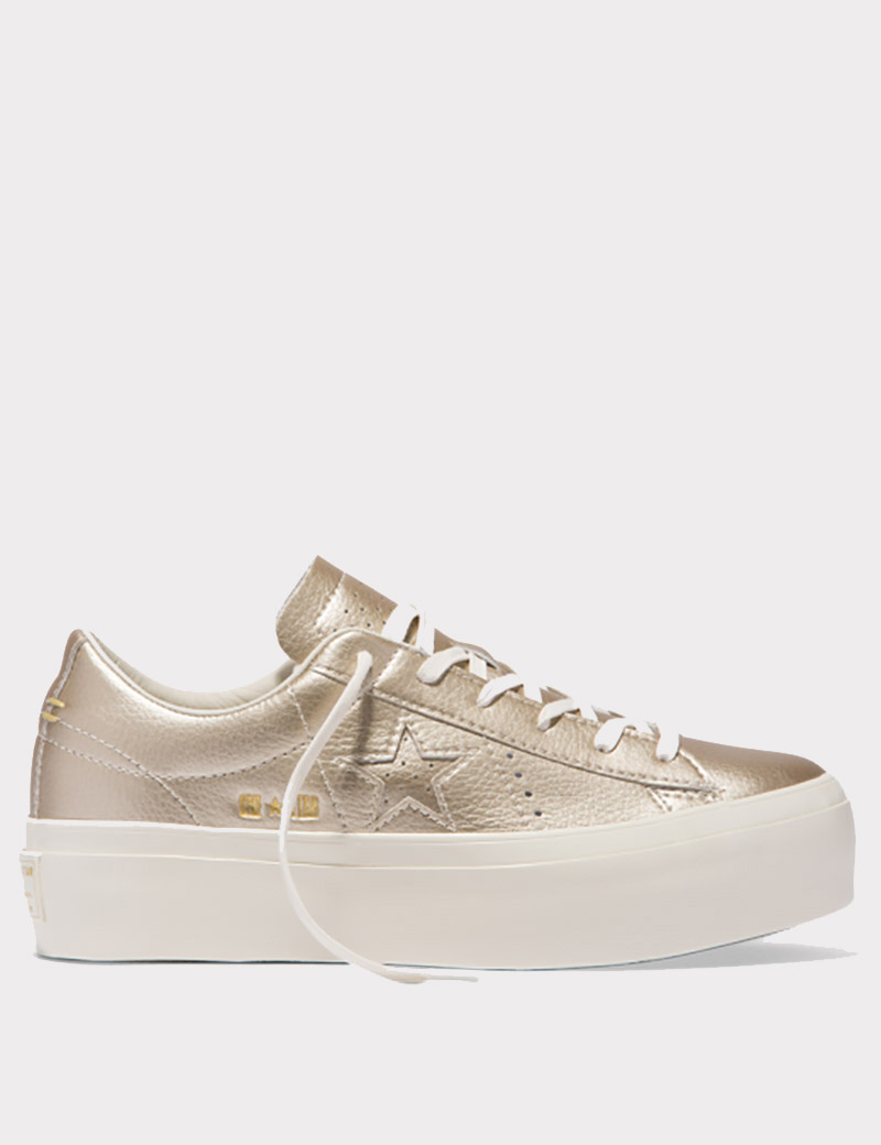 converse platform gold