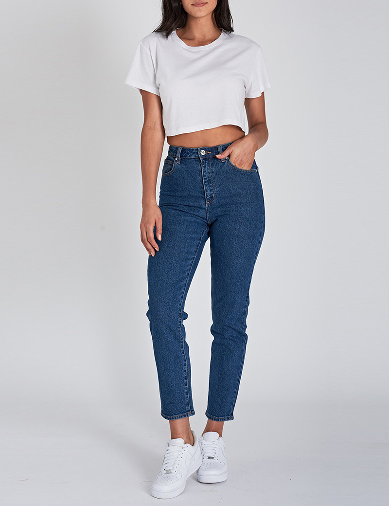 a brand denim