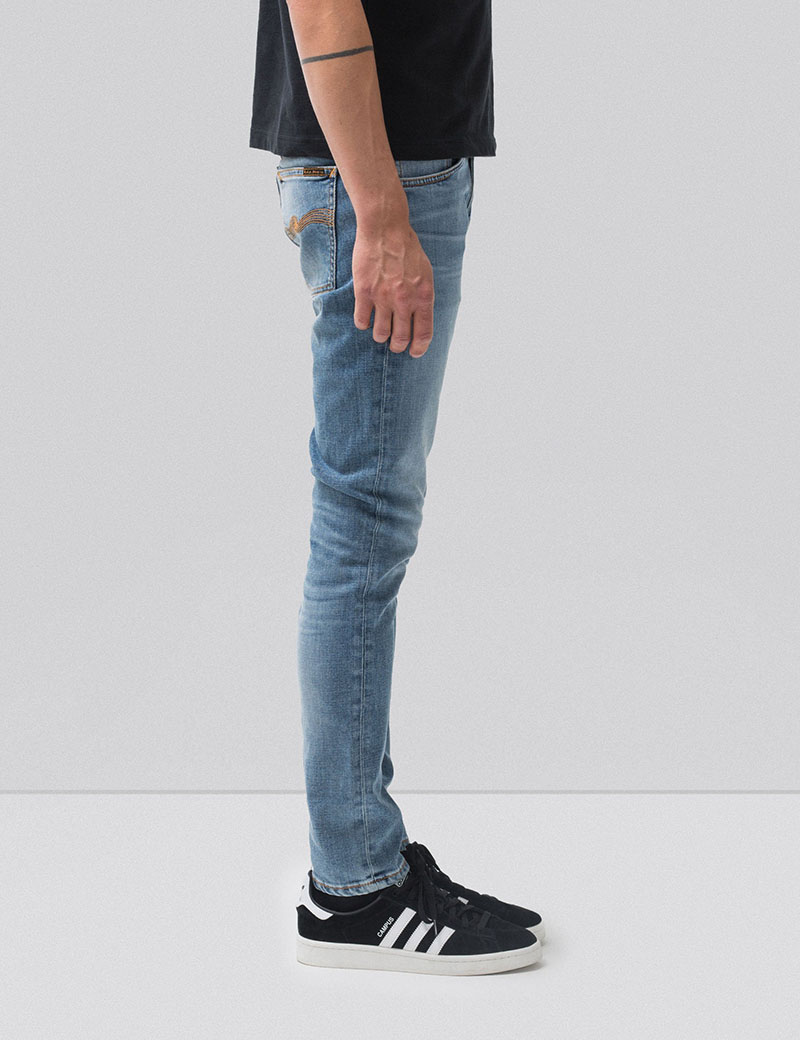 nudie skinny lin grey