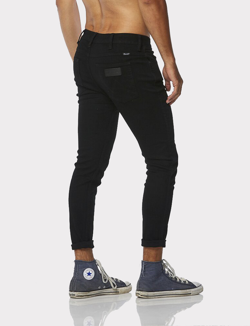 wrangler smith jeans black