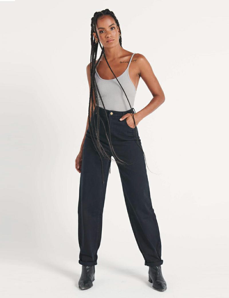 Rollas Genie Jean Shadow Black - Denim 