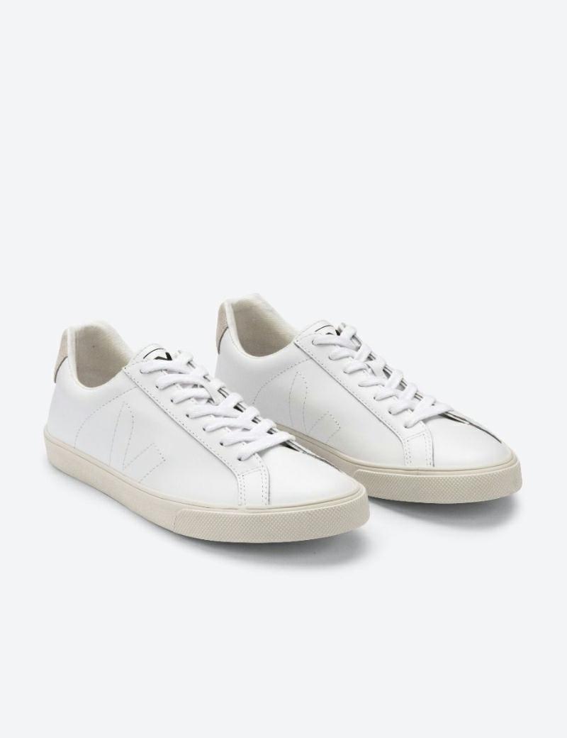 esplar white leather sneakers