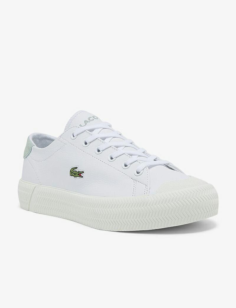 Lacoste Gripshot 0121 Wht Green - Denim and Cloth