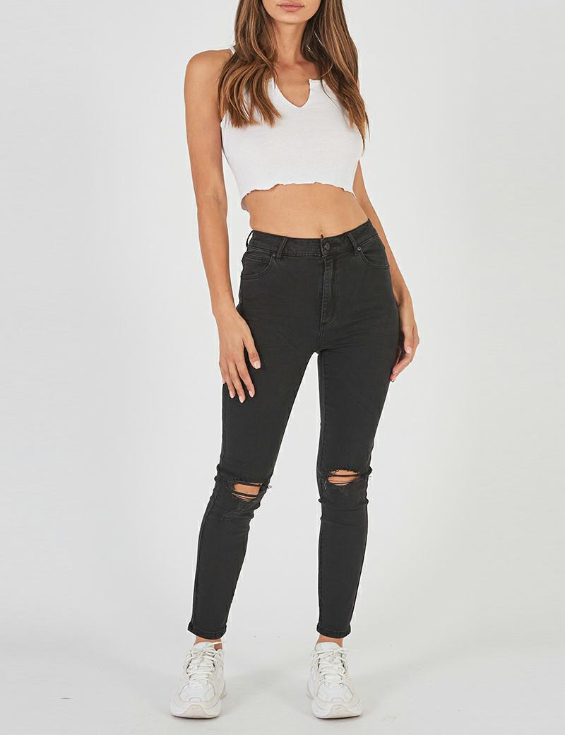 A Brand a High Skinny Ank Buster - Denim and Cloth