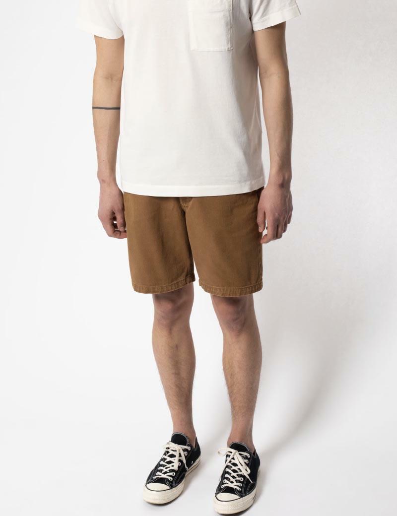 Nudie Luke Worker Twill Short H - Denim 