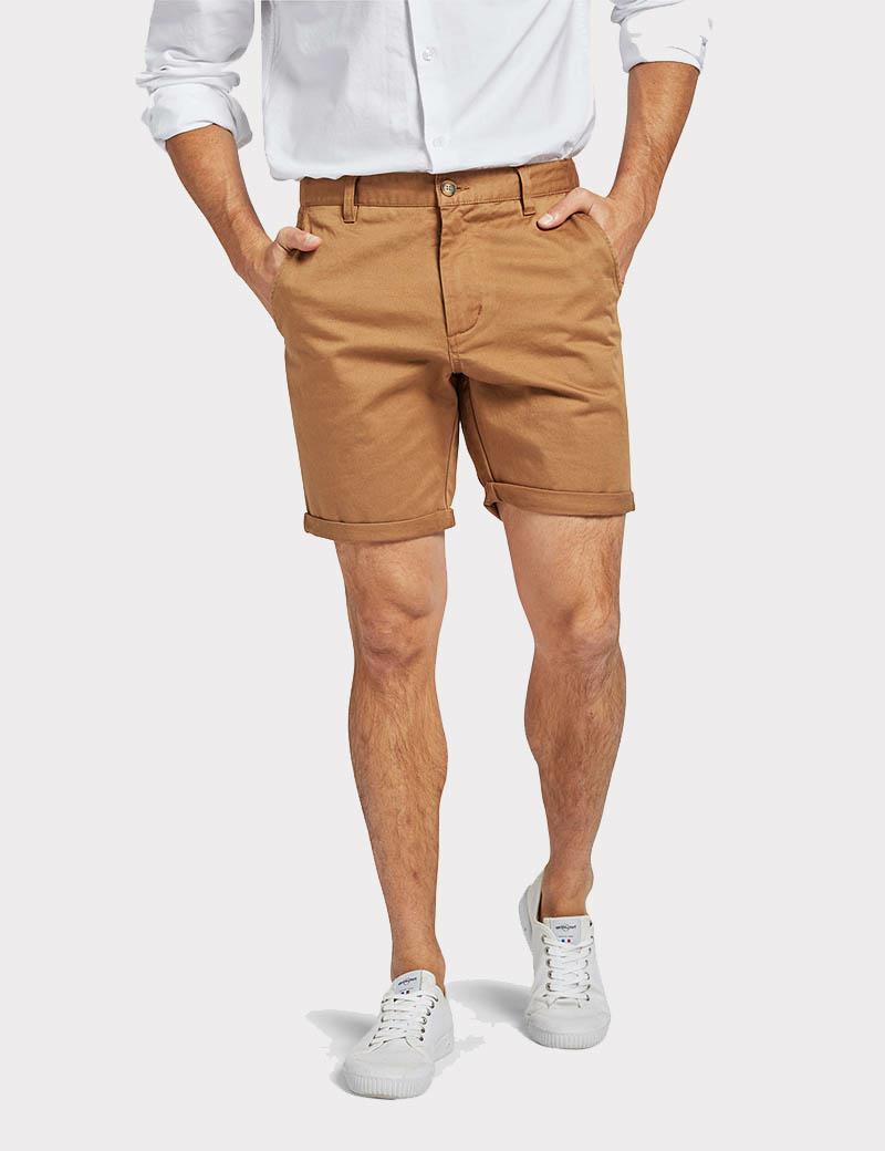 Academy Hayman Short - Coffee - Denim 
