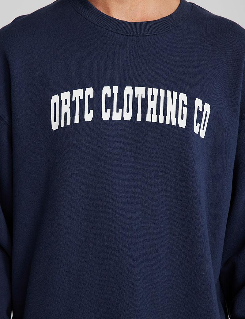Ortc College Logo Crew Navy - Denim and Cloth