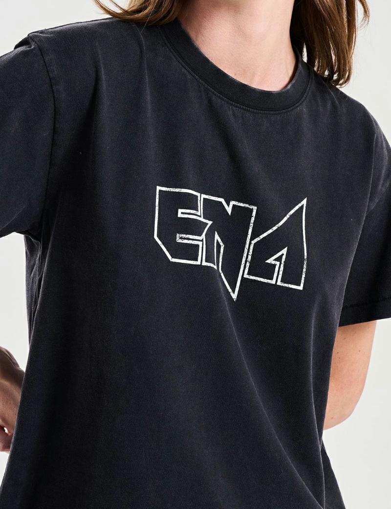 Ena Pelly Ena Logo Tee Black - Denim and Cloth