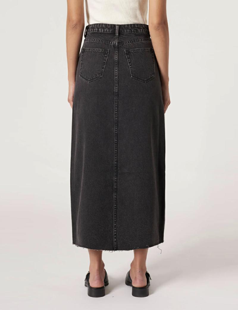 Neuw Darcy Maxi Skirt Granite - Denim and Cloth