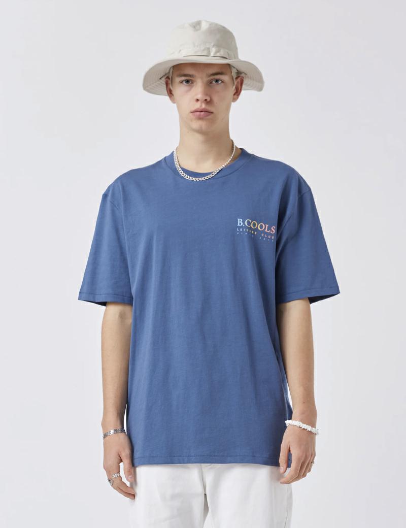 Barney Cools Lc Tee Indie Blue - Denim and Cloth