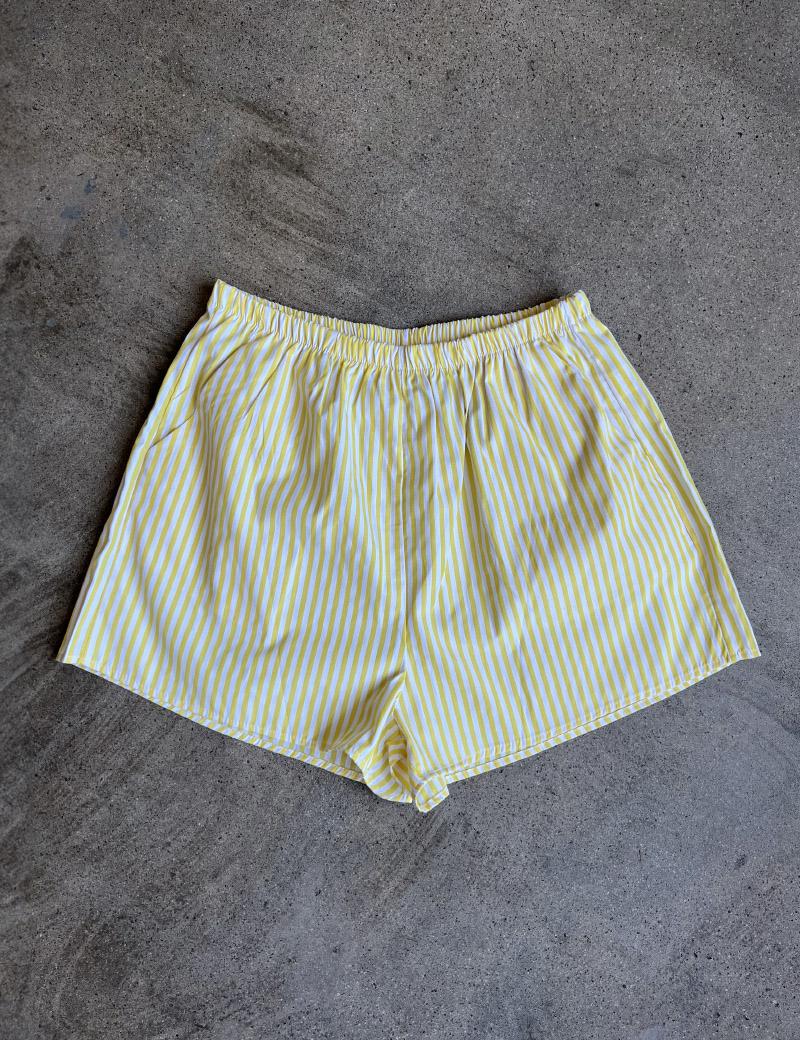 Byfrankie Limoncello Short Yello Stripe