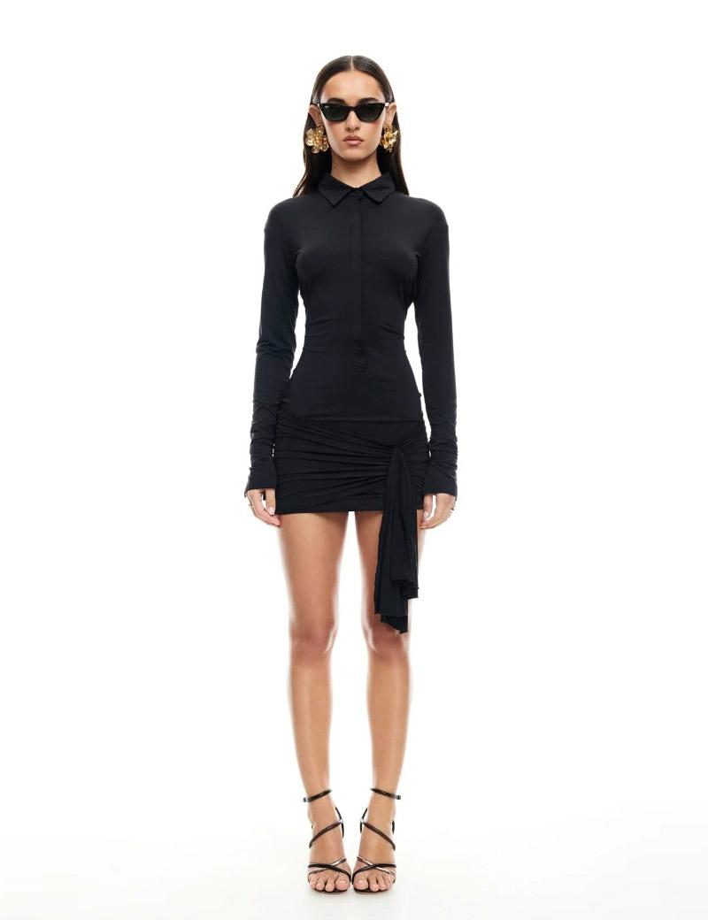 Lioness Soho Mini Dress Onyx