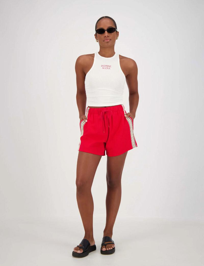 D+c Inhouse Panarea Shorts Red