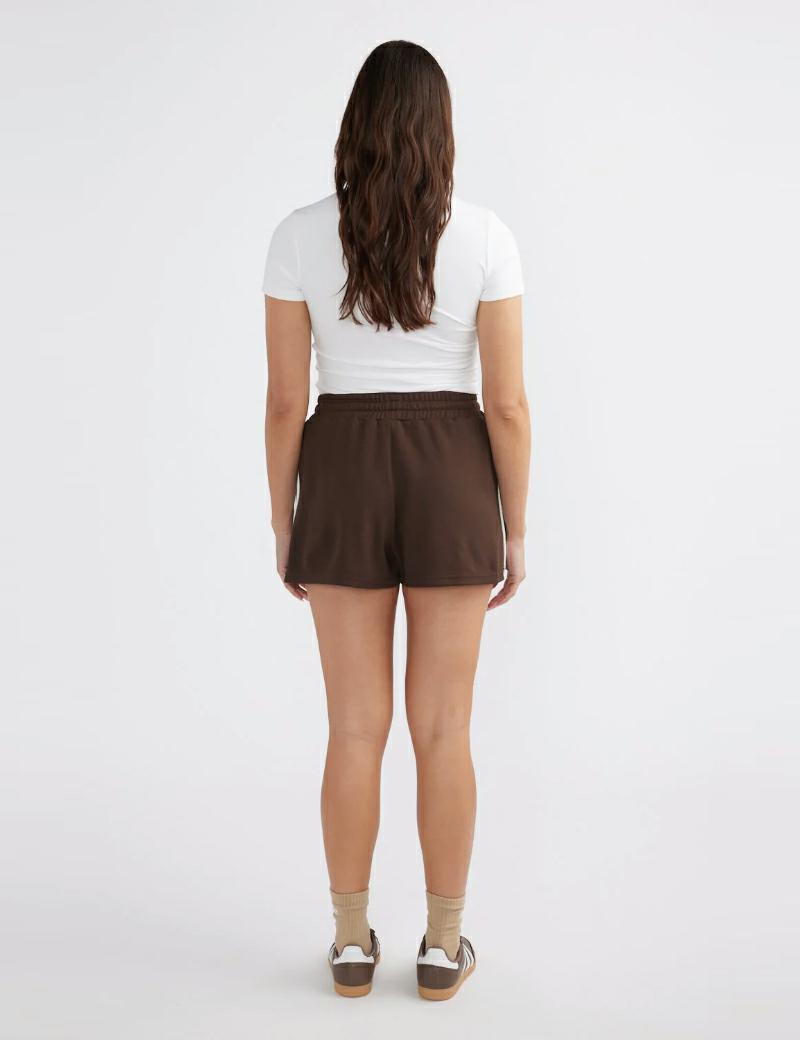 Ena Pelly Paloma Stripe Short Mocha