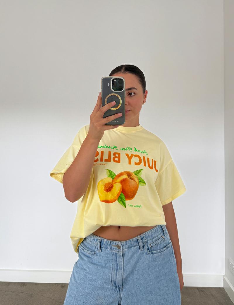 Byfrankie Juicy Bliss Tee Yellow