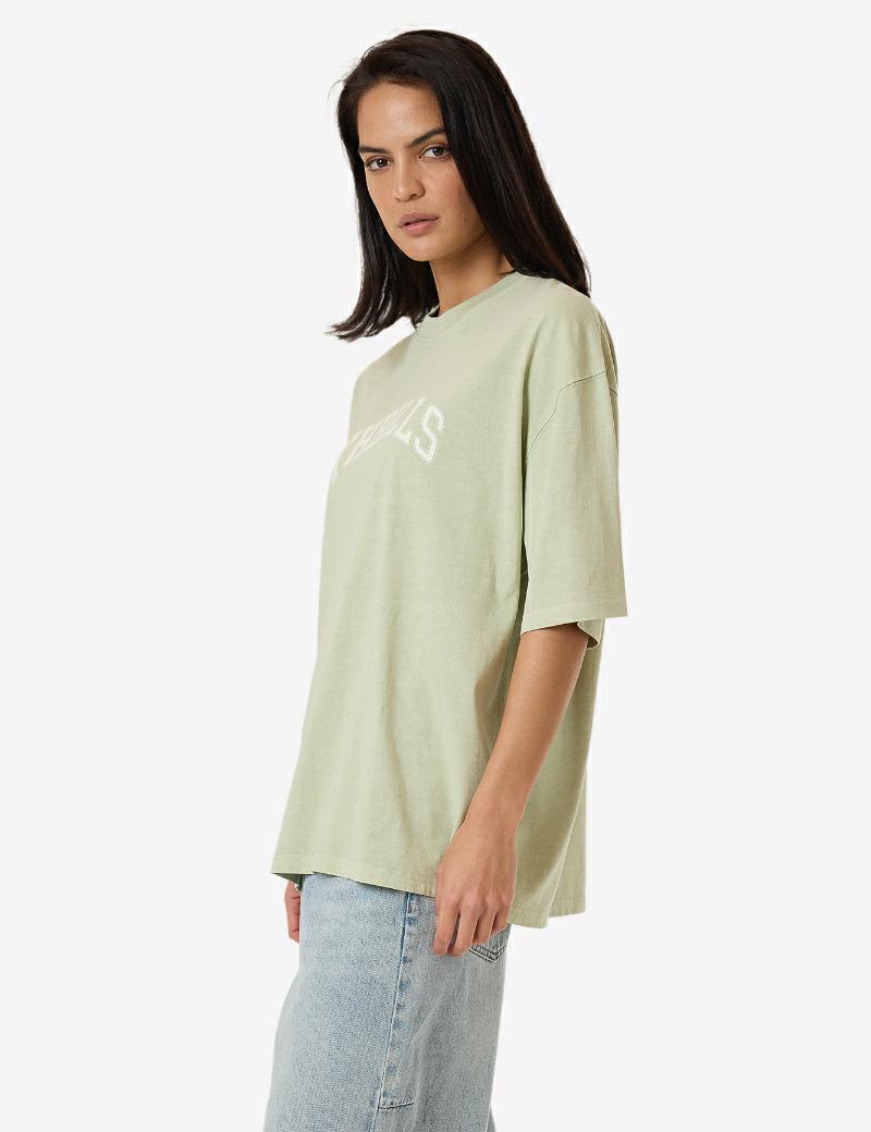 Thrills Line Up Os Tee Mist Green