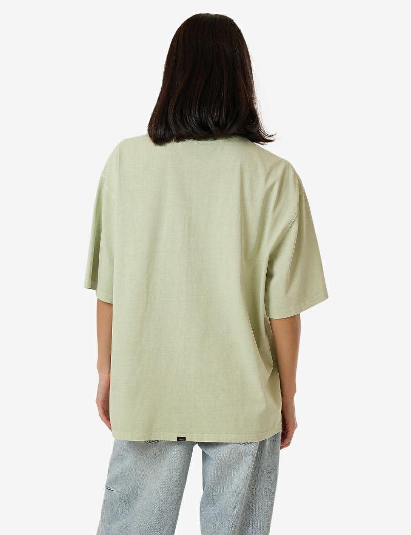 Thrills Line Up Os Tee Mist Green