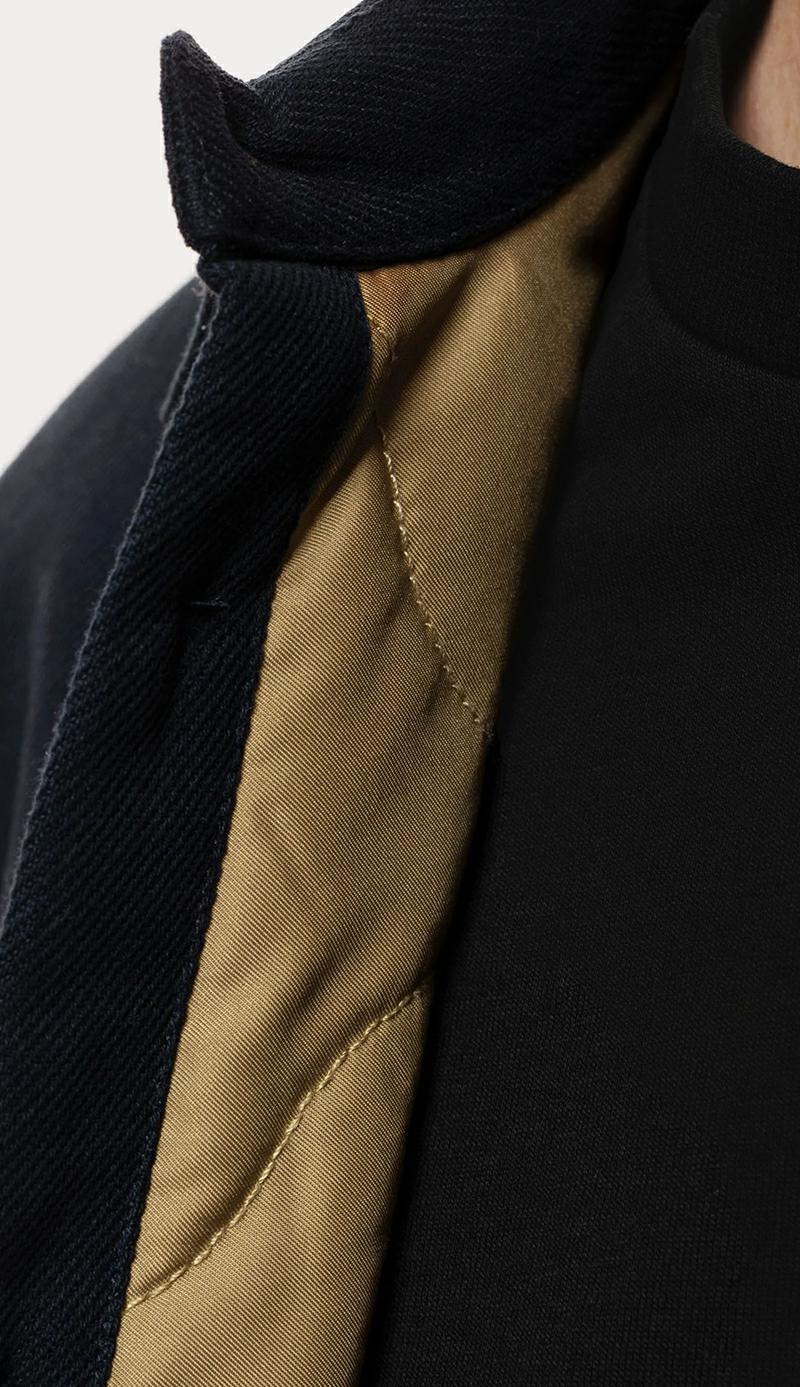 Nudie Glenn Padded Shirt Navy