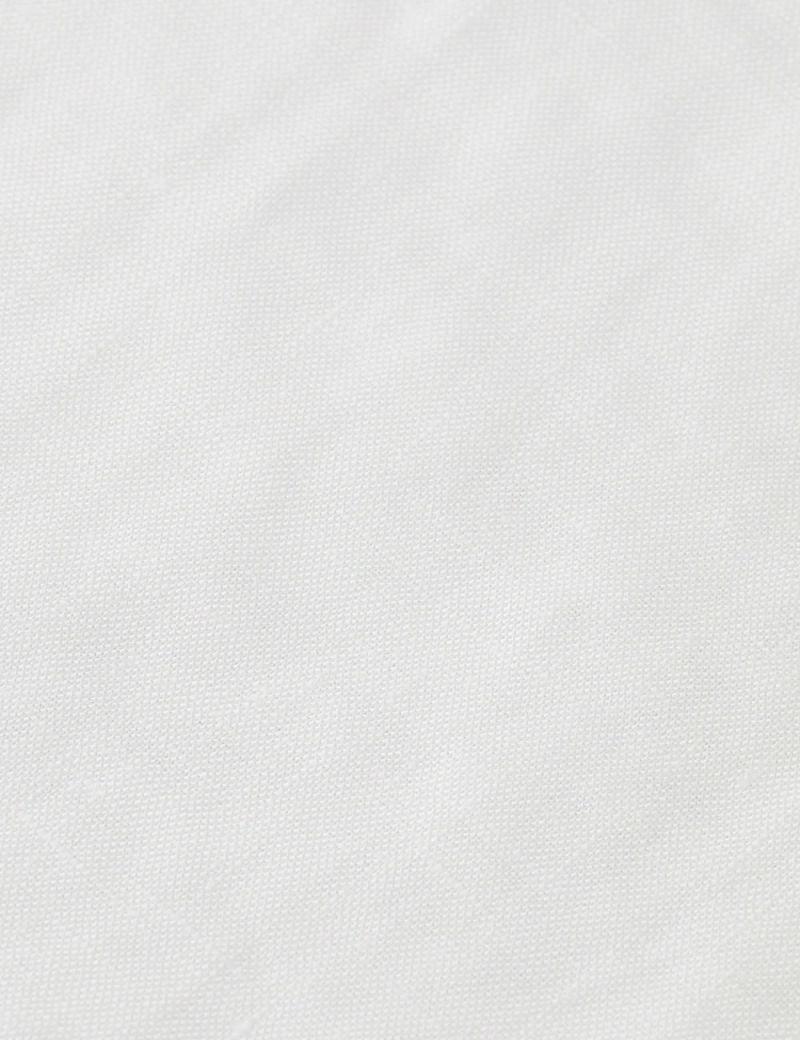Scotch & Soda Linen Ss Shirt White