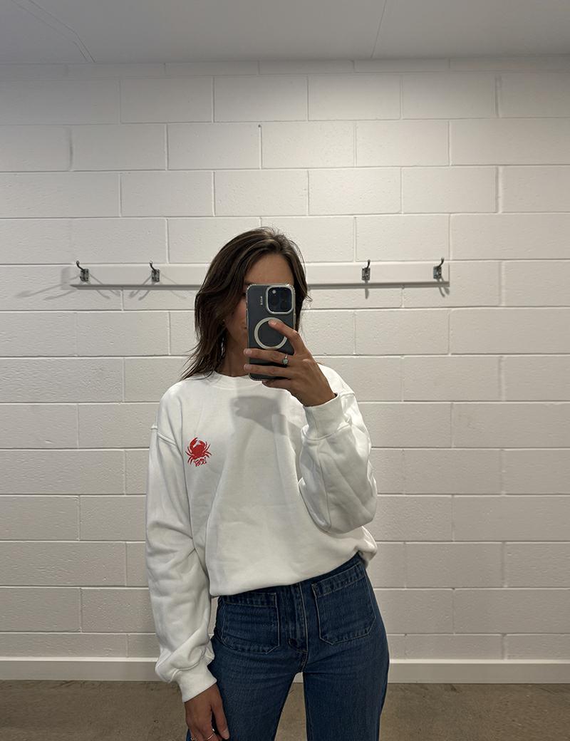 Lost in Lunar Canada Sweater White