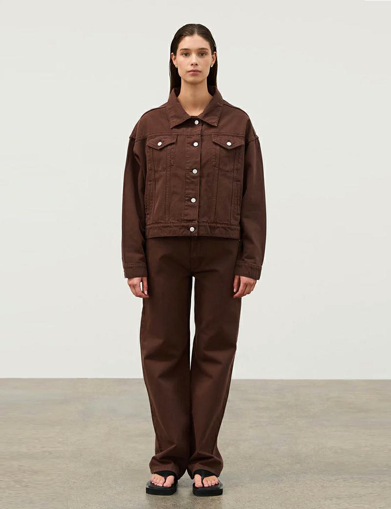 Zulu & Zephyr Cocoa Recycled Denim Jkt