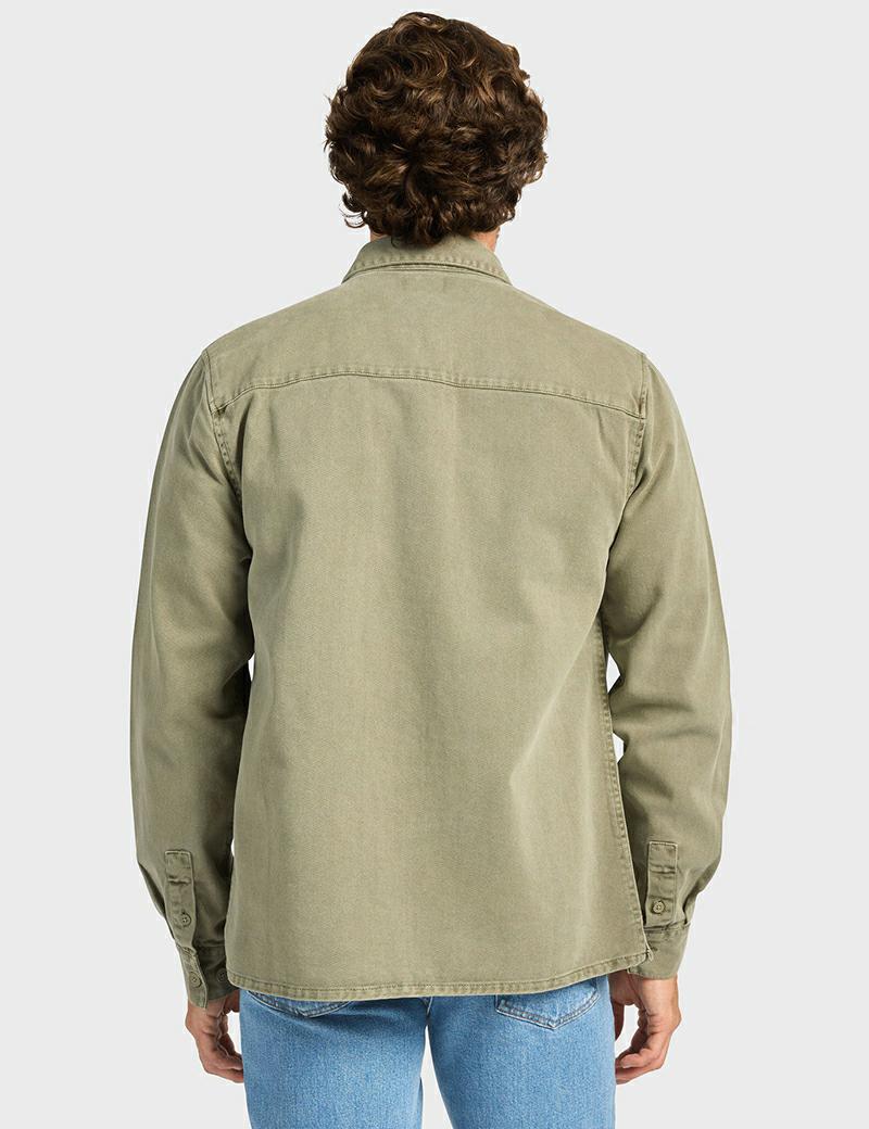 Academy Essential Overshirt Aloe