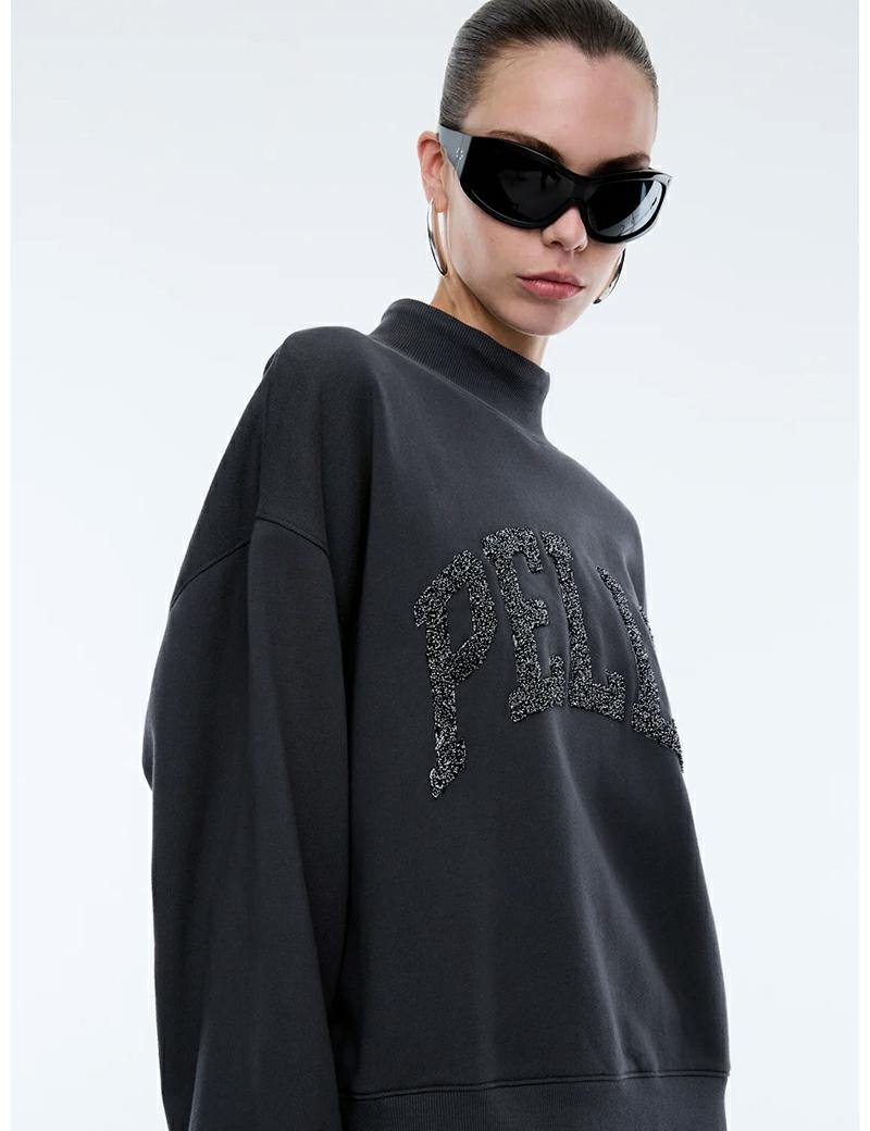 Ena Pelly Glitter Collegiate Sweat