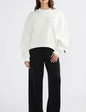 Ena Pelly Timeless Sweat Vint White