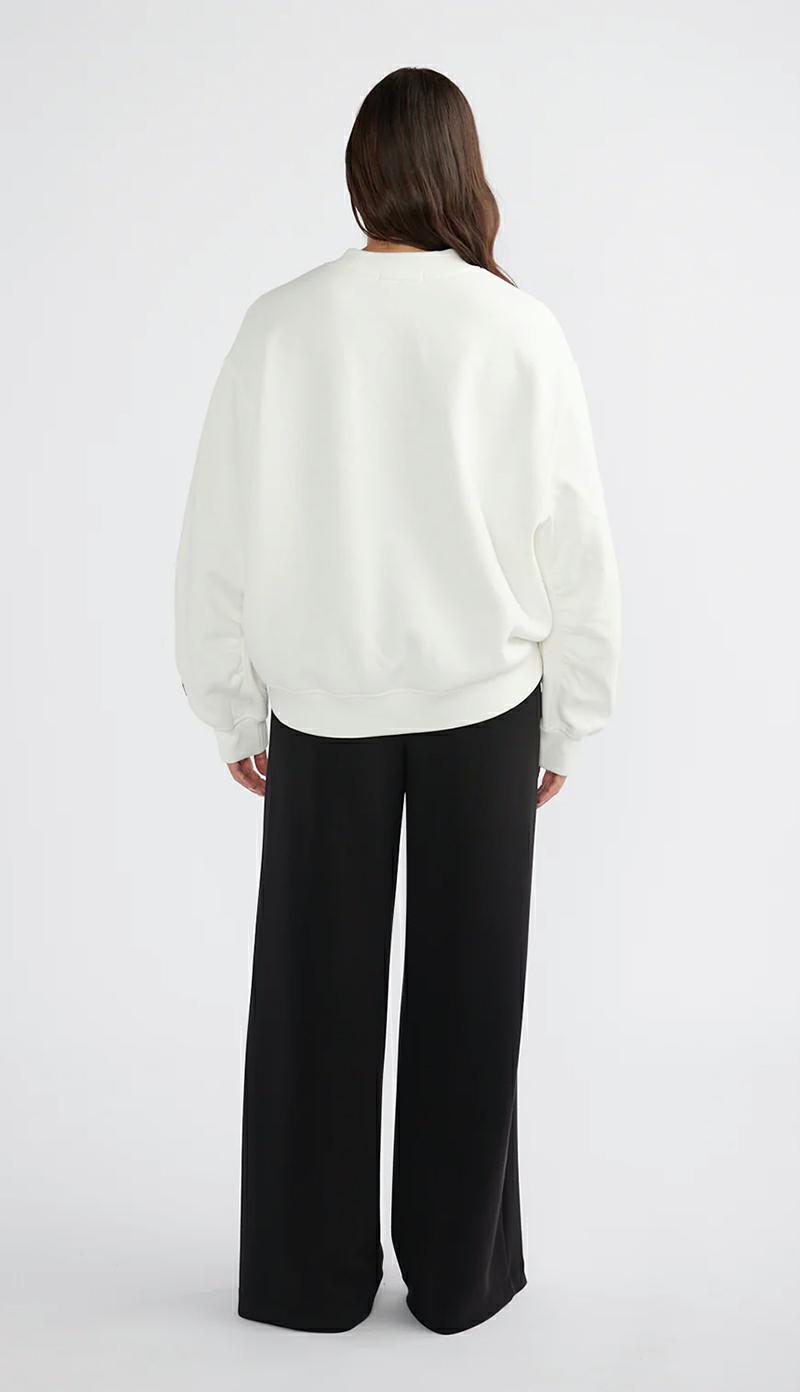 Ena Pelly Timeless Sweat Vint White