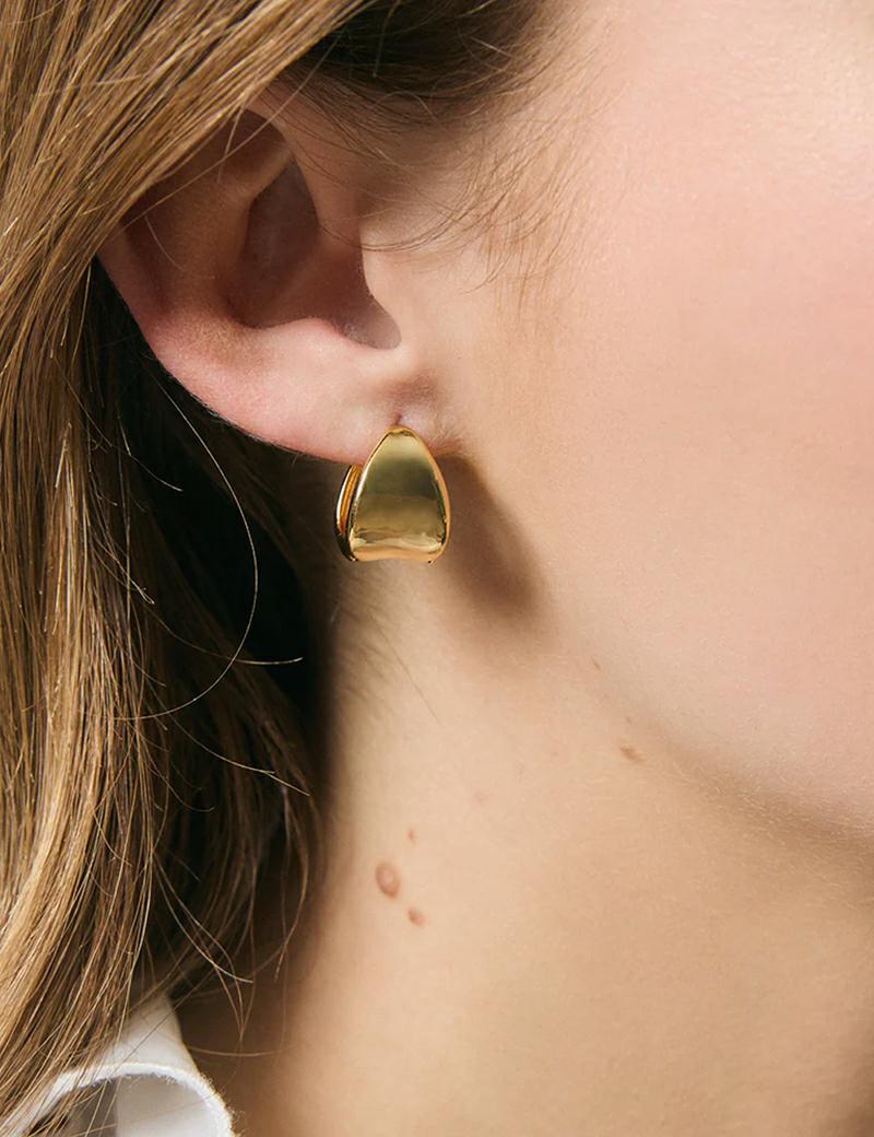Jolie and Deen Jolene Hoops Gold