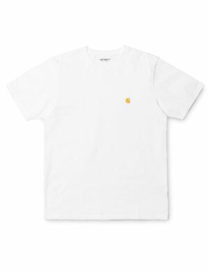 Carhartt Ss Chase Tee White/Gold