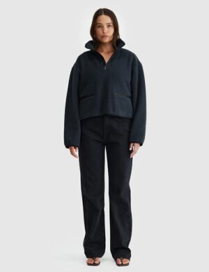 Ortc Addison Sherpa Zip Black