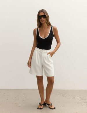 Bayse Brand Nico Short Ivory