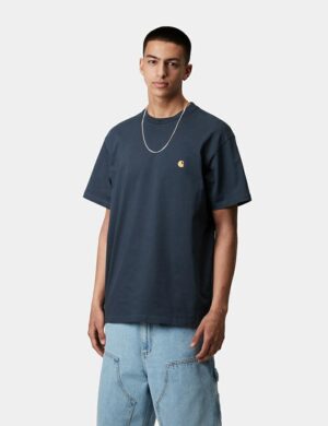Carhartt Ss Chase Tee Dusty Blue