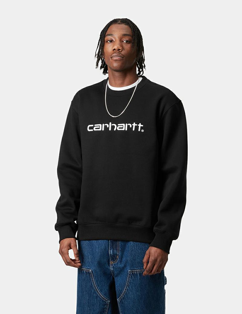 CARHARTT SWEAT BLACK WHT