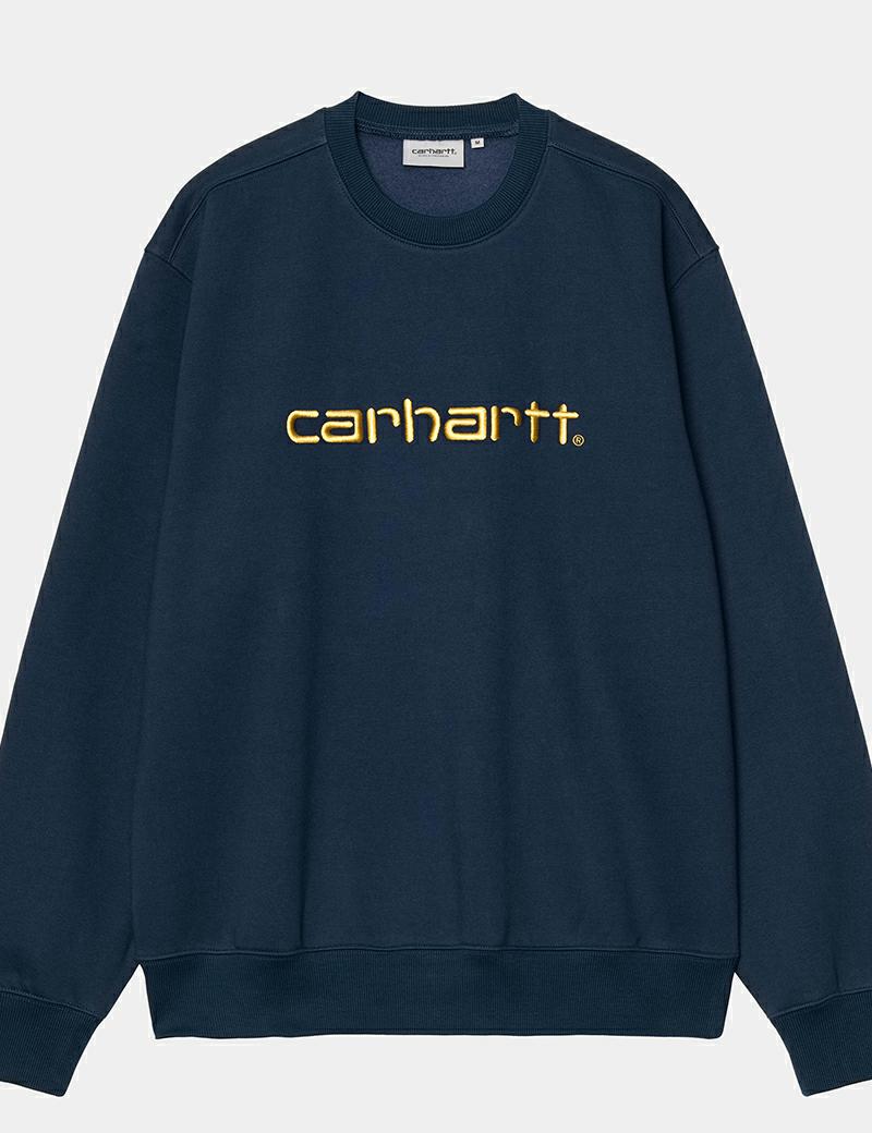 CARHARTT SWEAT INK YELLOW