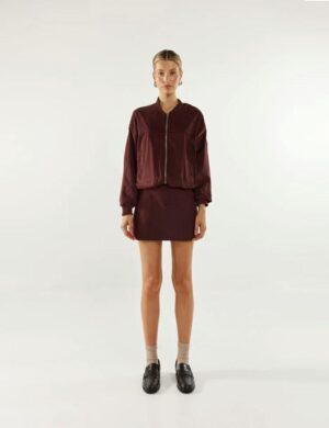 Madison the Label Deserae Jacket Plum