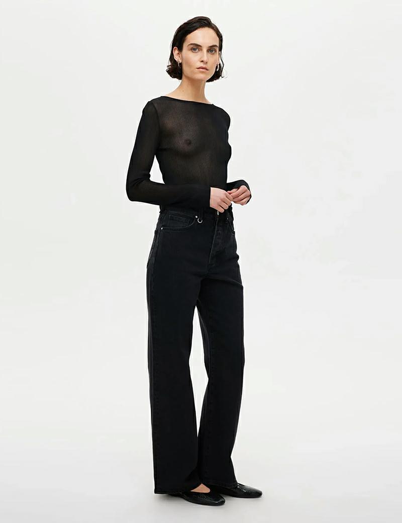 Neuw Coco Relaxed French Black