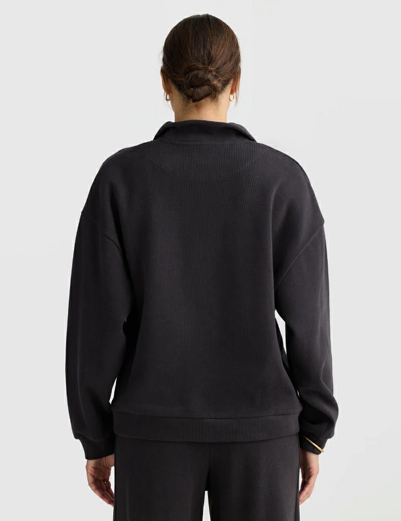 Ortc Ava Polo Sweater Black
