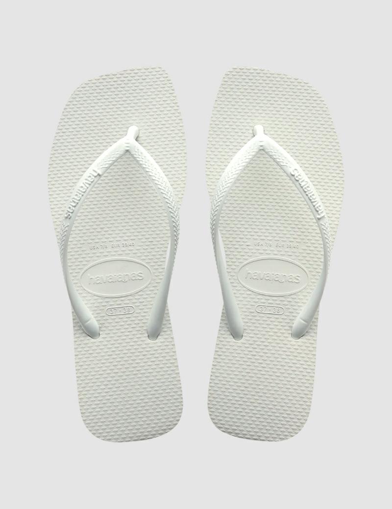 Havaianas Slim Sq Solid White