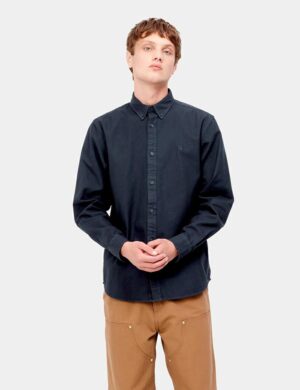 Carhartt Bolton Ls Shirt Navy