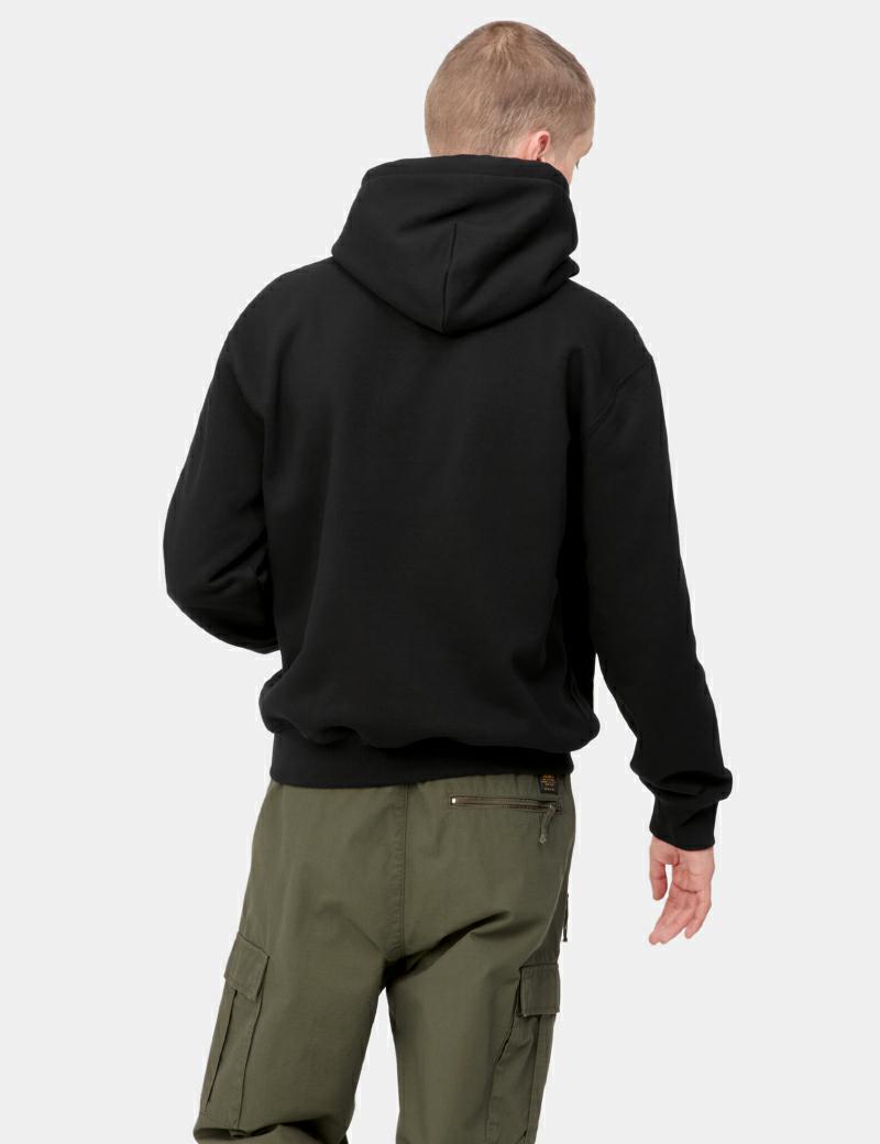 Carhartt Hooded Sweat Black White