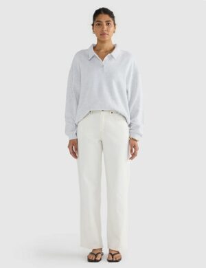 Ortc Ava Polo Sweater White