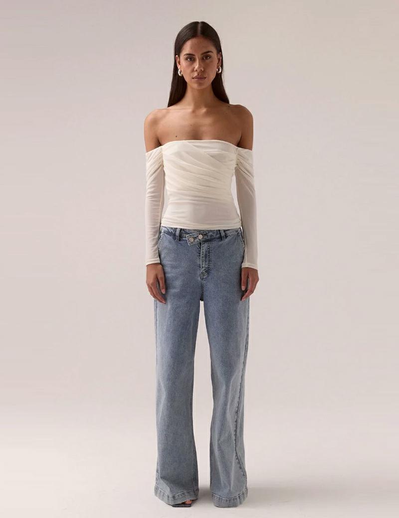Sovere Myriad off Shoulder Top - Denim and Cloth