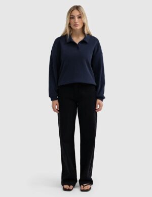 Ortc Ava Polo Sweater Navy