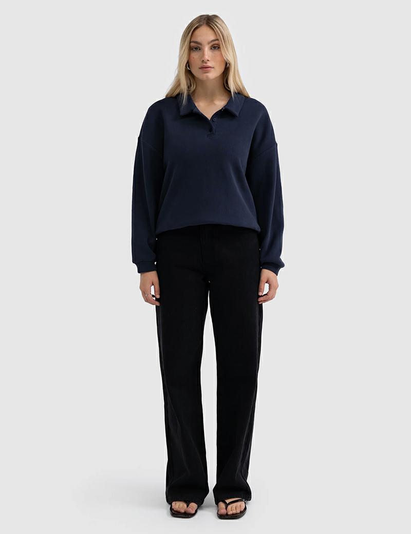 Ortc Ava Polo Sweater Navy