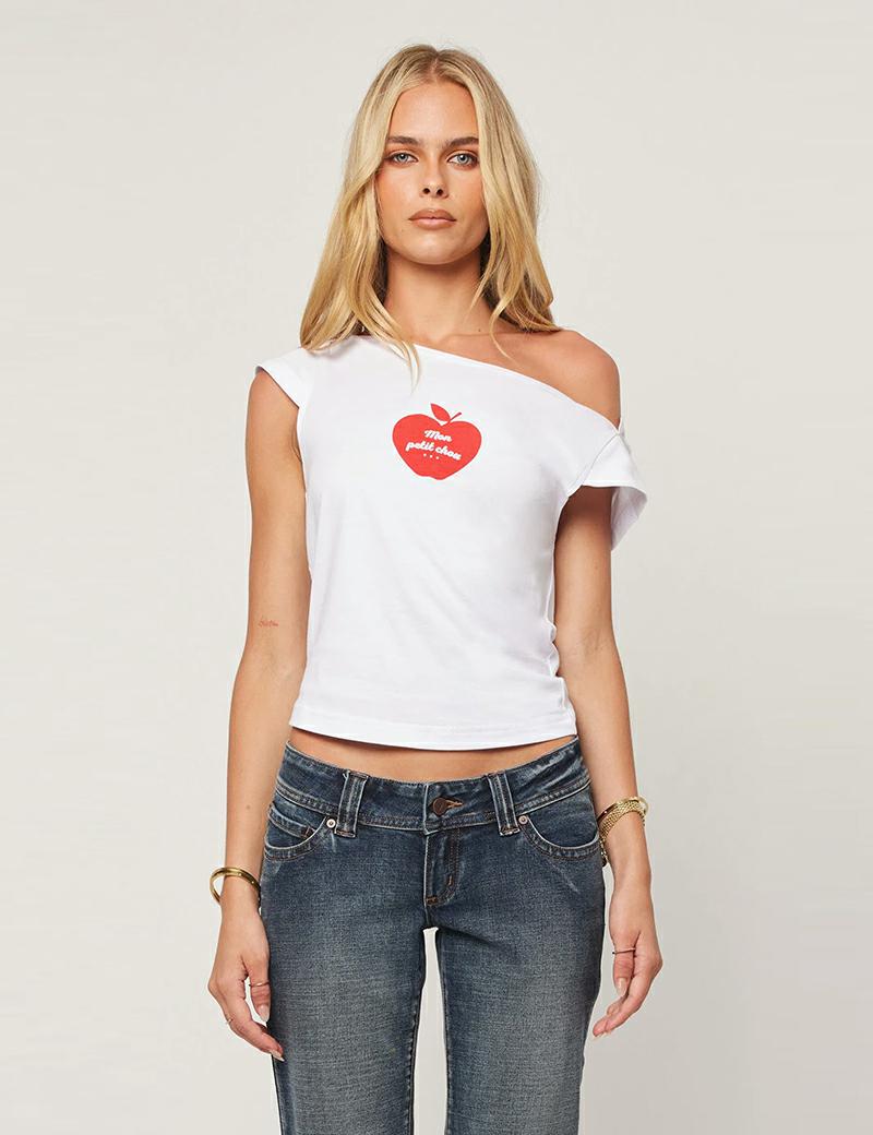 A Brand Little Miss Tee Wht