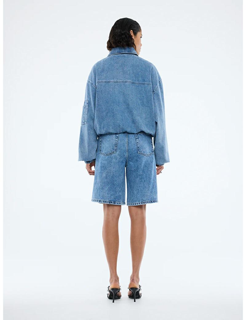 Ena Pelly Harlow Denim Bomber Mid