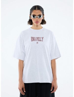 Ena Pelly Varsity Arch Tee White Ma