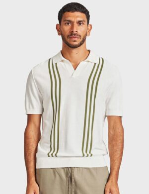 Academy Jonny Knit Polo Natural